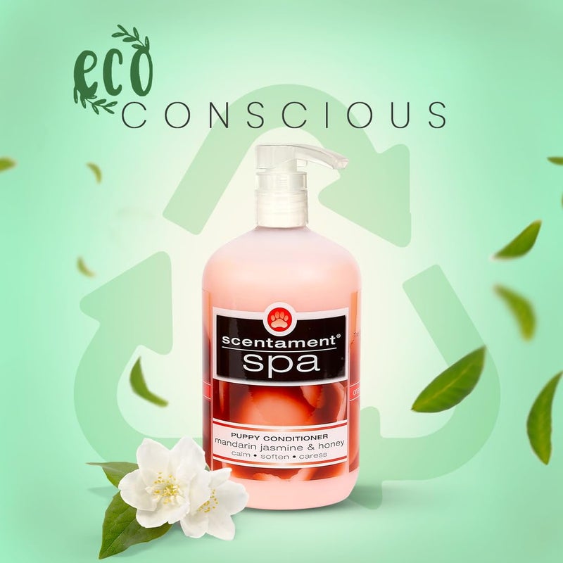 Best Shot Scentament Spa Puppy Conditioner, pH Balanced and Hypoallergenic Skin Care Product for Any Dog, Cat, Puppy, or Kitten, Mandarin Jasmine Honey, 16 Oz - Image 5